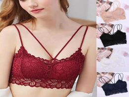 Multicolor Women Sexy Bra Underwear Women Padded For Tank Tops Lace Crop Top Young Girls Comfortable Strap Sleeveless Top A352951799