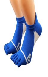 5 Pairs New Mens Socks Cotton Five Finger Socks Casual Toe Socks Breathable Calcetines Ankle Sock4674355