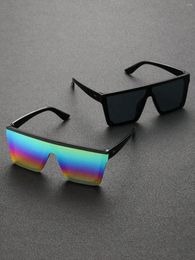 Sunglasses 1 Pair Of Stylish Cool Black Full Frame Casual Versatile Party Driving Decoration