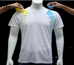 Hydrophobic T shirts Men Waterproof Antipollution Quick Dry Tee Mens Shortsleeved Jogger Tshirts5978686