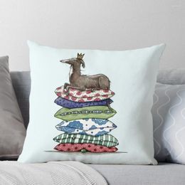 Pillow Princess On The Pea - Greyhound Galgo Whippet Italian Throw Covers For Pillows Christmas