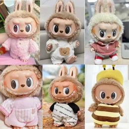 Only Selling Clothes Pendant Blind Box Macaron Cloth Labubu Time To Chill Filled Doll Accessories Cos Gift Doll Pure Clothes 240513