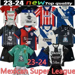 Soccer Jerseys 23/24 Mexican Super League Pachuca Soccer Jersey 2023 Home white POCHO E.SANCHEZ K.ALVAREZ CABRAL shirt Mexico League away football Uniform