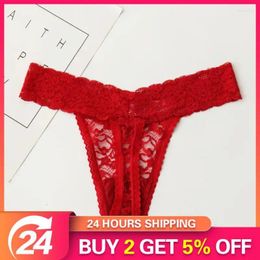 Women's Panties Low Sexy Womens Underwear See Through No Pilling Briefs Hallowed Out Lace