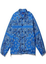 Mens Wear Hip Hop Bandana Paisley Pattern Bomber Jackets Windbreaker Harajuku Streetwear Autumn Casual Coats Tops Clothing 2011032405580