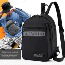 Backpack Casual Chest Bag Men And Women Multi-function Large-capacity Men's Outdoor Waterproof Trend Messenger Small