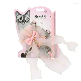 Dog Collars Pet Leash Cat Chest And Back Suit Anti-loose Small Dogs Go Out To Walk The Supplies.