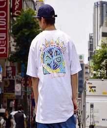 Undefeated tshirt streetwear harajuku floral printed tee hiphop oversize summer men039s tops round neck tshirts couple clothi3113036
