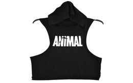 Men Cotton Hoodie Sweatshirts Fitness Clothes Bodybuilding Tank Top Men Sleeveless Tees Shirt Golds Stringer Vest Size M2XL3707004