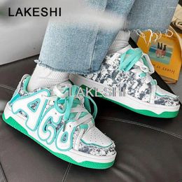 Casual Shoes Designer Brand Women Sneakers Breathable White Thick-soled Skateboard Sports Men Platform Trainers