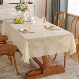 Table Cloth A329 Chiffon Simple Tablecloth Solid Colour Bedside Dust Cover Coffee Mat Wholesale