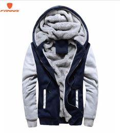 Hoodies Men Hooded Casual Wool Winter Thickened Warm Coat Male Velvet Male Sweatshirts Coat Zipper Cardigan Hoody Man Clothing75261153743