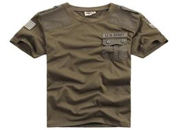 Men Tactical Tshirts Army soldier Bomber Fibre Military Combat Shortsleeve Tops Cotton Breathable Quick Dry Tees7178268
