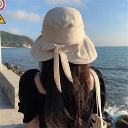 Wide Brim Hats Dropship Packable Beachs Hat Summer Bucket SunHat Women Floppy