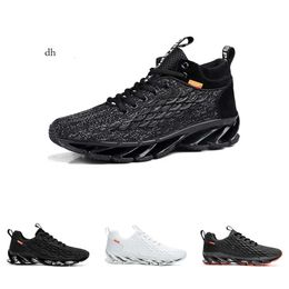 Hotsale Non-Brand Running Shoes For Men Triple Black White High Top Grey Fashion Blade Personality Shoe Mens Trainers Outdoor Sports Sneakers 15