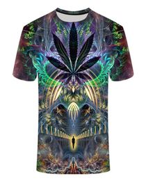 New Summer Style Mens TShirt Colourful Galaxy Space Psychedelic Floral 3D Print WomenMen T Shirt Hip Hop Casual Tees Tops1942645
