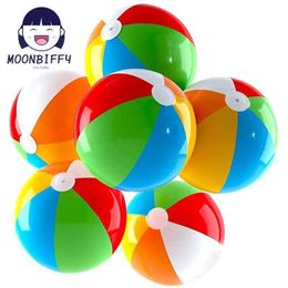 Sand Play Water Fun 30cm colorful inflatable balloon swimming pool party water game beach sports ball Saleman childrens fun toy Q0517