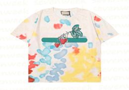 Mens Tshirts Flower Print Short Sleeve Tees Designer Men Womens T Shirts Fashion Classic Pullover Tops For Male8198913