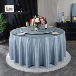 Table Cloth A382 Style PU Tablecloth Waterproof And Oil-proof El Anti-scalding No-wash Household Large Round T