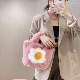 Shoulder Bags Luxury Women Bag Designer Female Trend Plaid Lady Purse And Handbags Chain Plush Soft Autumn Messenger