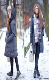 Personality Thickening Women Designer Winter Coats Hair Collar Decoration Fashion Coat Medium Length Womens Coats with Fur5728626