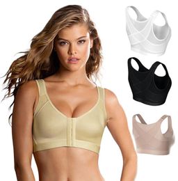 Posture Corrector Lift Up Bra Women Shockproof Sports Support Bra Plus Size Fitness Vest Adjustable Underwear Back Corset Y11209259745