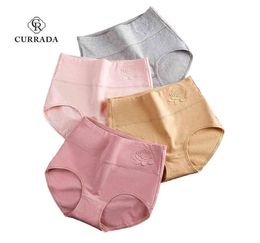 3 PiecesLot Cotton Panties Women Briefs High Waist Control Abdomen Slimming Shapewear Knickers Female Postpartum Recovery Tummy 23767249