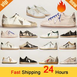 Italy Brand Designer Casual Shoes Low Golden Womens Mens Suede Flat Platform Leather Do-old Dirty Outdoor Sports Sneakers sport 2024 dirty 35-46