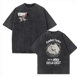 Men's T Shirts Cowboy Carter Beyonce 2024 Double-Sided Tee: Ride The Wild West Waves With Style From Every Angle!