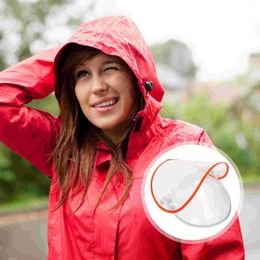 Racing Sets Raincoat Brim Accessories Protector Face Replaceable Poncho Hat Shield Protection For Transparent Jacket