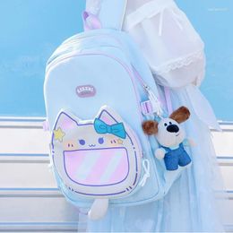 School Bags 2024 Primary Schoolbag Girls Lightweight Children Kawaii Waterproof Kids Large Capacity Backpack