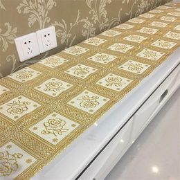 Table Cloth 373 Golden Natural PVC Tablecloth Tea Cup Mat Cover Runner Water Oil Proof Dining El Kitchen Antependium