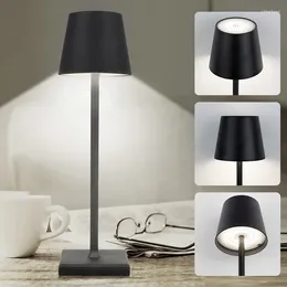 Table Lamps Lamp Touch Stepless Dimming Light Reading Eye Protection USB Charging High Foot For Living Room Bed Office Cafe