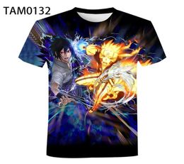 Men039s TShirts Japanese Harajuku Anime TShirt Uchiha Madara 3D Print Tshirts Streetwear Sasuke ONeck Tee Tops Oversized Clo8429814