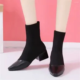Boots Slip On Pipe Women's High Boot Spring Autumn Shoes For Gym Sneakers Sport Sapatenes