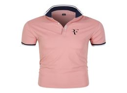 Brand Roger Federer Men s Polo Shirt F Letter Print Golf Baseball Tennis Sports Top T Shirt 2207053127998