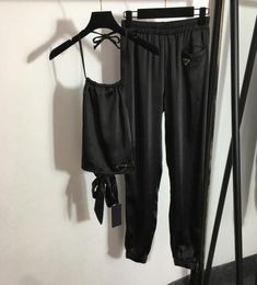 Summer Sexy Vests Pants Sport Two Piece Pants Luxury Sling Girls Shirt Pant Fashion Soft Touch Female Tracksuit Set3382118