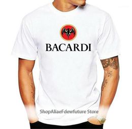 Men039s TShirts Bacardi Rum Logo White T Shirt Ships Fast High Quality Men Women Cartoon Casual Short6712448