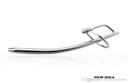 New Style Stainless steel SOUNDING Male Urethral Stretching Wand Curved Bondage Gay Fetish A0327172152