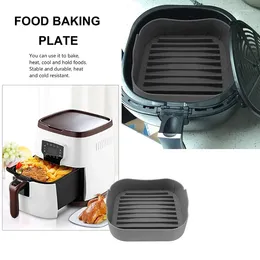 Cookware Sets Silicone Pot Square Air Fryers Mat Oven Baking Tray Bread Fried Chicken Basket