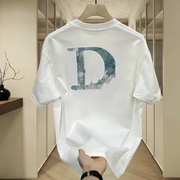 Mens T-shirt Designer Brand d Short-sleeved r t Shirt Pullover Pure Cotton Warm Loose Breathable Fashionable Men and Women