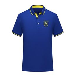 FC Nantes Men Polo Shirt Summer Mens Business Casual Tops Men039s sports Run Short Sleeve Polo Shirt training Clothing Polos Me1625792