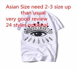 19SS Summer T Shirts For Men Designer Tee Eyes Logo Embroidery T Shirt Mens Clothing Fashion Short Sleeve Tshirt Women cyp720 Asia3120679