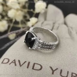 DY Twisted Vintage Band Designer David Yurma Jewellery Rings For Women Men With Diamonds Sunflower Luxury Gold Plating Engagement Gemstone Gift 877