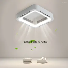 Led Bladeless Bedroom Frequency Conversion 110V Ceiling Light Living Room Smart App Electric Fan Lamp