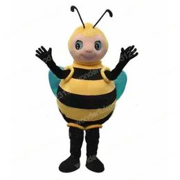 2024 Character Lovely Bee Mascot Costumes Hallowen Stage Performance Activity Sales Promotion Christmas dress Costuming For Women Men