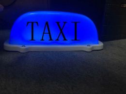 Accessories DIY LED TAXI Cab Sign Roof Top Car Super Bright Light Change Rechargeable Battery