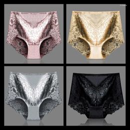 Women's Panties Women Underwear Lace Mesh High Waist Shorts Lift Hip Seamless Plus Size Pants Pure Cotton File Breathable Briefs Sexy