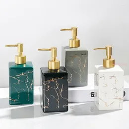 Liquid Soap Dispenser 1pc Ceramics Travel Portable Toilet Shower Gel Shampoo Dispensing Bottle Container Bathroom Accessories