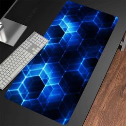 Mouse Pads Wrist Rests Geometric Design Mouse Pad Gamer Mousepads Big Gaming Mousepad XXL Mouse Mat Large Keyboard Mat Desk Pad For Computer Ltop J240518